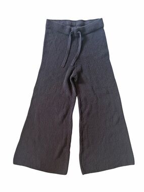 A.L.C. Ribbed Knit Wide-Leg Knit Joggers